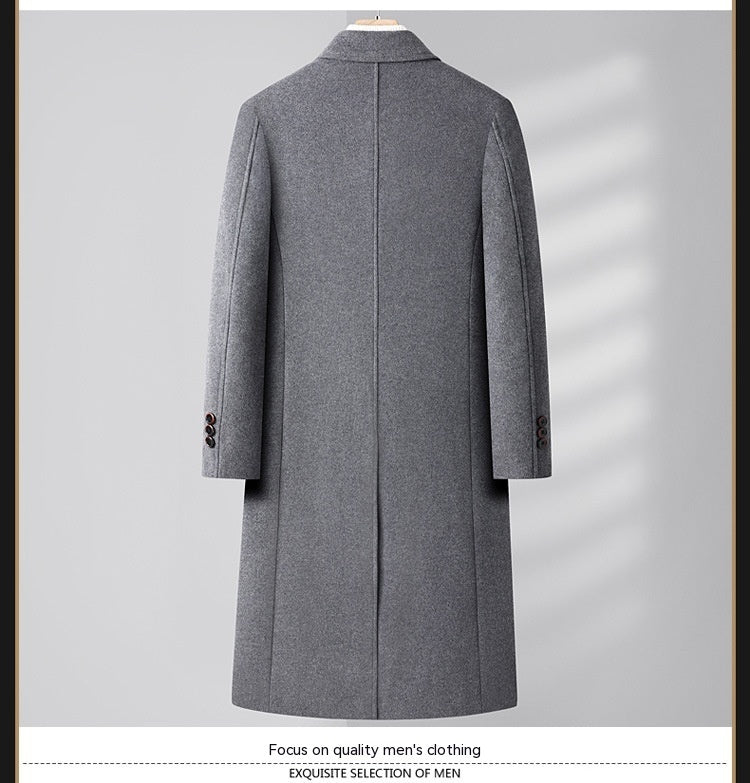 Classic Double-Breasted Overcoat