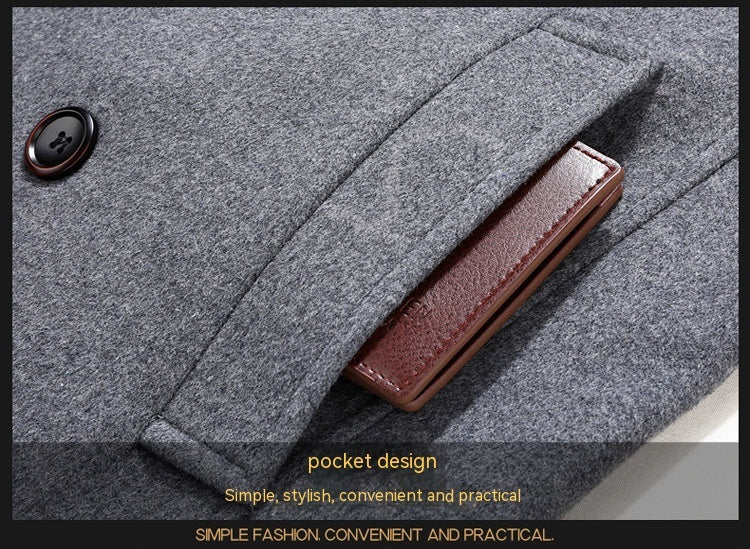 Classic Double-Breasted Overcoat