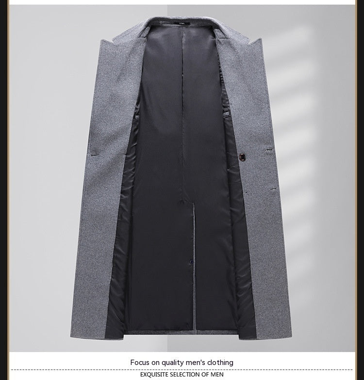 Classic Double-Breasted Overcoat