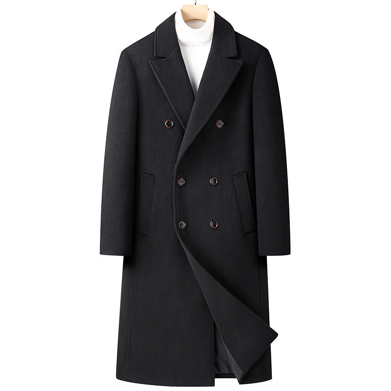 Classic Double-Breasted Overcoat