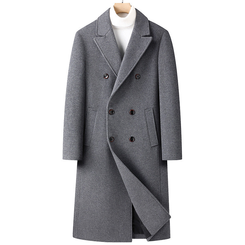 Classic Double-Breasted Overcoat