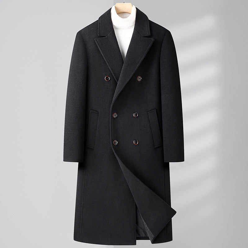 Classic Double-Breasted Overcoat
